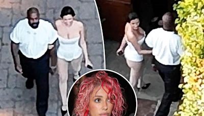 Bianca Censori steps out to dinner with Kanye West in nothing but a corset