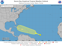 Hurricane season isn t over: Tropical disturbance spotted in Atlantic