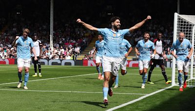 Fulham 0-4 Manchester City: Fourth-straight title edges closer