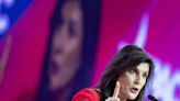 GOP presidential hopeful Nikki Haley met with loud chants of 'Trump! Trump! Trump!' after CPAC speech