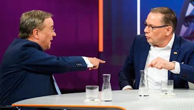 In ZDF-Show „Maybrit Illner“ Affäre um Krah und Bystron: Armin Laschet wirft AfD „Landesverrat“ vor