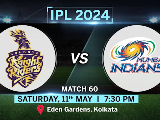 IPL Match Today: KKR vs MI Toss, Pitch Report, Head to Head stats, Playing 11 Prediction and Live Streaming Details