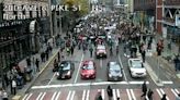 Protest concerning Middle East war blocks downtown Seattle streets