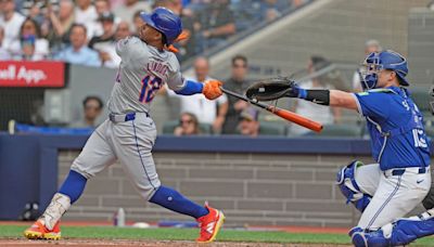 Lindor's HR ends Jays' no-no in 9th as Mets rally