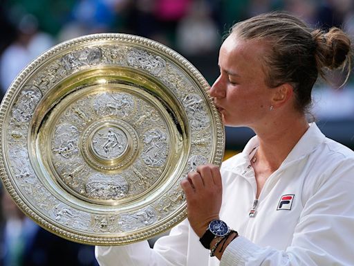 Wimbledon 2024 Women's Singles Final: Barbora Krejcikova Beats Jasmine Paolini To Lift Her Second Grand Slam Title - In Pics