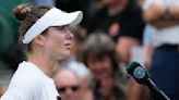 Ukraine's Elina Svitolina in tears at Wimbledon over latest Russian strikes | ITV News