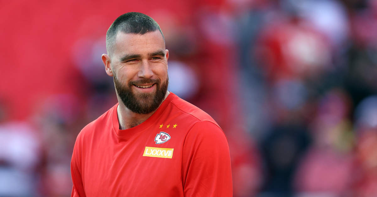Taylor Swift Fans Are 'Screaming' Over Travis Kelce Rocking a '70s-Style Wig in New Ad