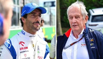 Daniel Ricciardo at odds with Helmut Marko comments after Perez decision made