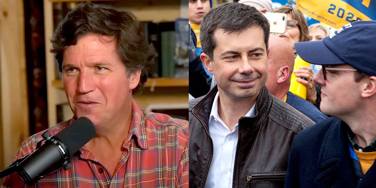 Tucker Carlson accuses Pete Buttigieg of being ’not gay at all’