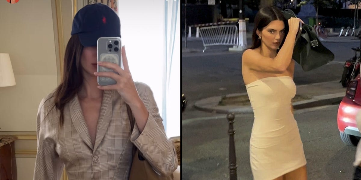 Kendall Jenner Takes On 2 Different Minidresses As an It Girl in Paris