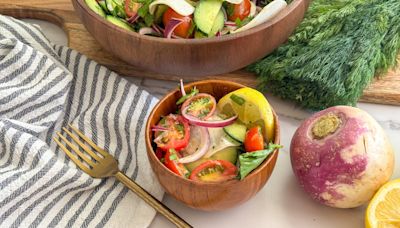 Summer Turnip Salad With Lemon-Herb Dressing Recipe