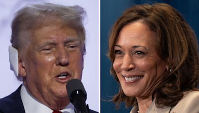 How Kamala Harris' approval rating compares to Donald Trump's