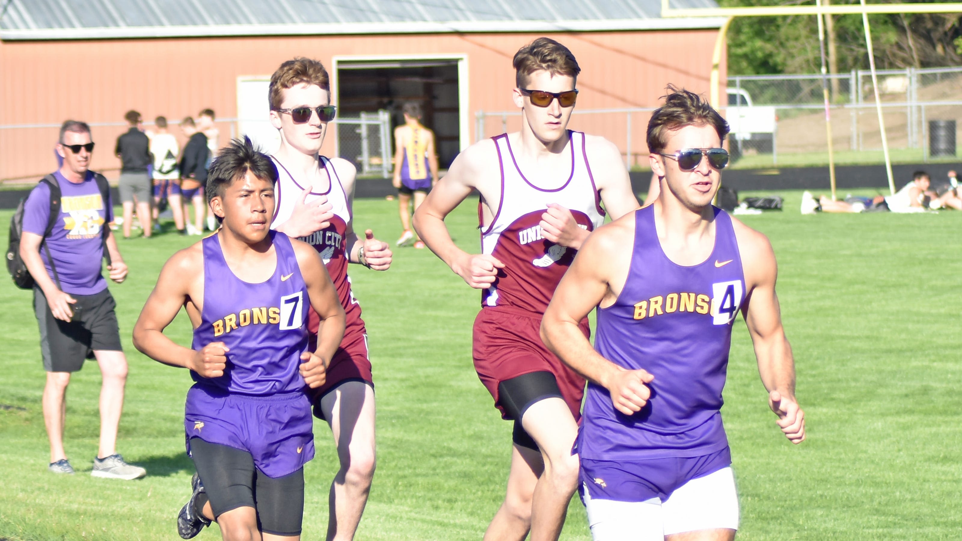 PHOTOS: Images from Wednesday's Big 8 dual featuring Bronson versus Union City in track