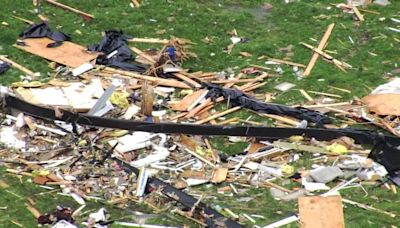 WATCH: Sky 5 shows damage to Holdenville after deadly tornado