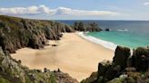 TikTok social media influencers fly drone over Cornwall naturist beach