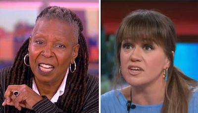 'The View's Whoopi Goldberg defends Kelly Clarkson from critics "kicking her behind" over weight loss