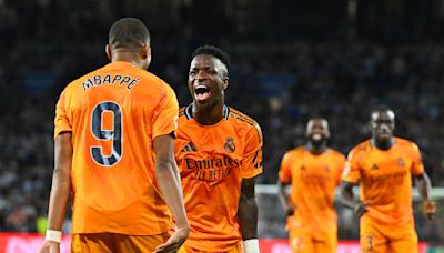 Con penales de Vinícius y Mbappé, Real Madrid vence 2-0 a la Real Sociedad