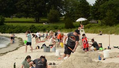 Sandcastles and sculptures