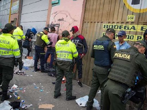 Operativo en el barrio San Bernardo: 13 capturados y miles de dosis incautadas