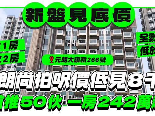 元朗新盤尚柏首推50伙，呎價低見8614元！