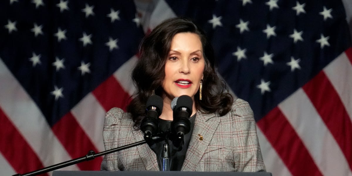 Gov. Whitmer endorses Kamala Harris for president, says she’s not interested in running for VP