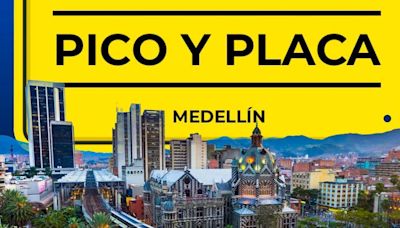 Pilas: Así rotará el pico y placa en Medellín este lunes 29 de julio