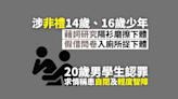 認假藉研究、做問卷非禮14歲及16歲男童 涉摸下體等 20歲男判囚4月6周