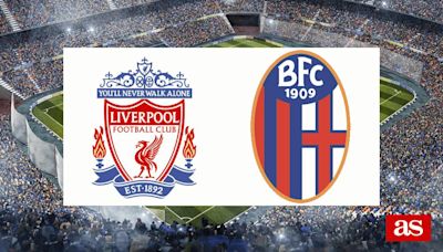 Liverpool vs Bolonia: estadísticas previas y datos en directo | Champions League 2024/2025