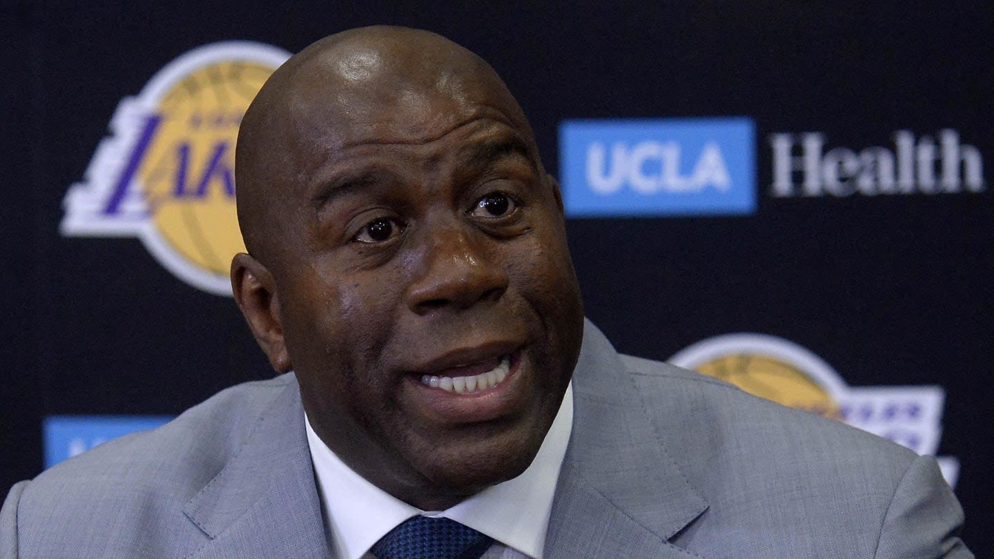 Los Angeles Lakers Legend Magic Johnson Reacts To JJ Redick News