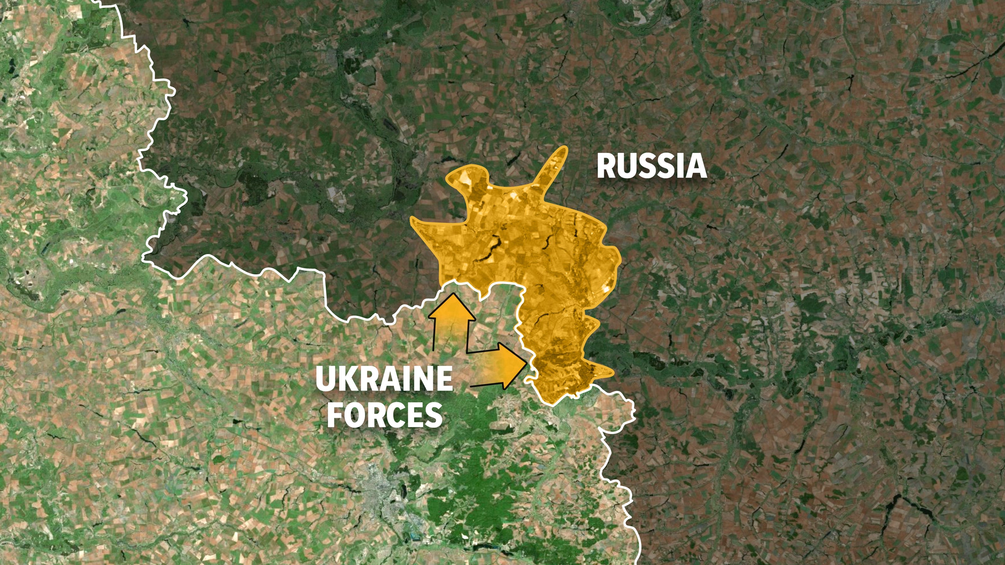 Maps: Ukraine's incursion into Russia forces Moscow to make an important decision