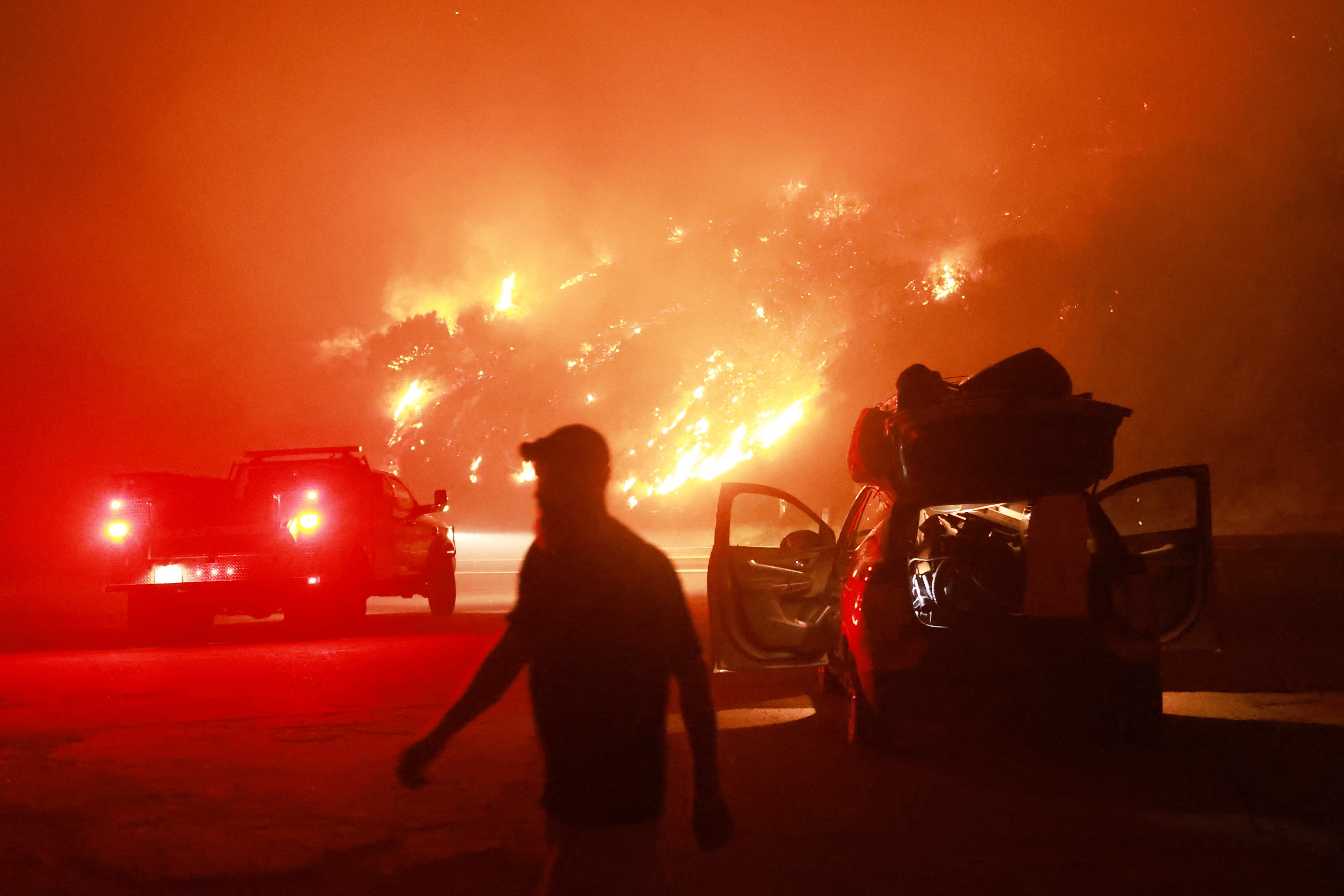 These are the wildfires burning in California, Nevada and Oregon