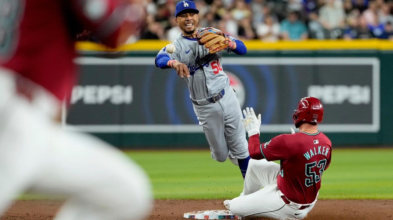 Rookie Andy Pages has 3 RBIs to continue hot start as Dodgers beat Diamondbacks 8-4