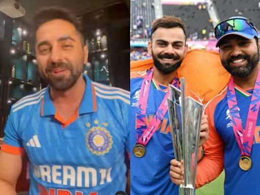 After India's T20 World Cup Victory, Ayushmann Khurrana Pays Tribute to Team India, Watch