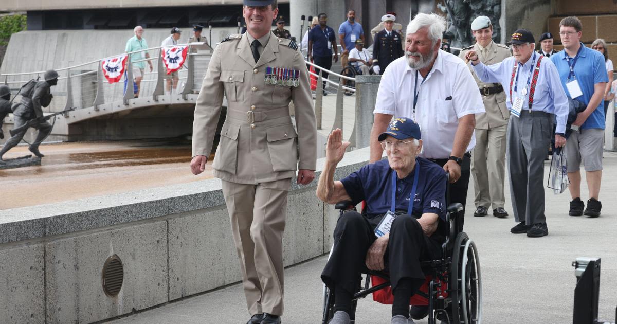 Thousands turn out for National D-Day Memorial celebration marking 80th anniversary of invasion