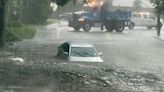 VIDEO: Downpours flood highways, streets in Rhode Island and Massachusetts