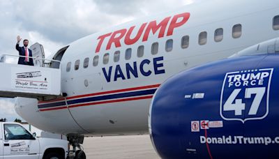 Vance Adjusts to His New Role, Aboard a Plane With His Name on It