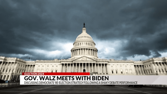 Gov. Tim Walz meets with President Joe Biden in D.C.