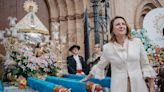 Casi 4.000 castellonenses se vuelcan en la ofrenda a la patrona, la Mare de Déu del Lledó, por el Centenario de la Coronación