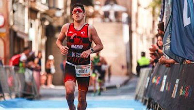 Mario Palmer, del Atletismo Promesas Villena, subcampeón en su categoría del Mediterràneo Triatlón