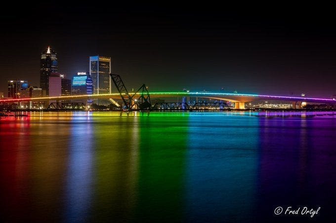 Florida directive for bridge lighting is latest in battle over Pride and other symbols