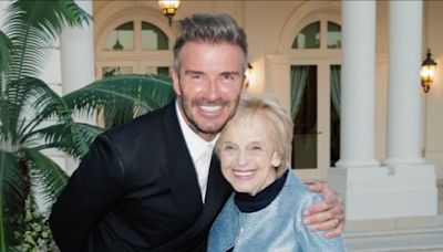 David Beckham hails Nicola Peltz’s late grandmother ‘most amazing lady’