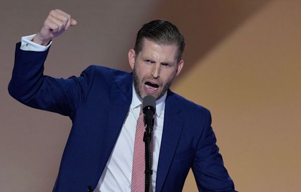 Eric Trump Freaks Out After His Cousin Endorses Kamala Harris