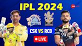 RCB Vs CSK Live Cricket Score and Updates, IPL 2024: Virat Kohli Vs MS Dhoni