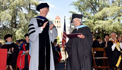 83 years after finishing her master’s coursework, this Stanford graduate finally received her education degree