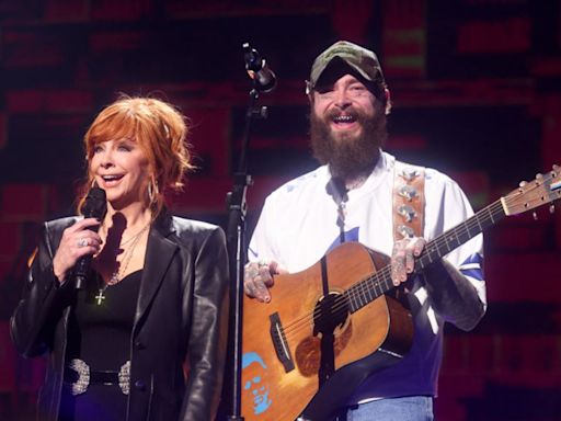 Reba McEntire Performs Surprise Duet With Post Malone at ACM Awards