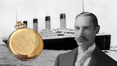 El reloj de oro del pasajero más rico del Titanic se vende por 1,36 millones de euros en una subasta