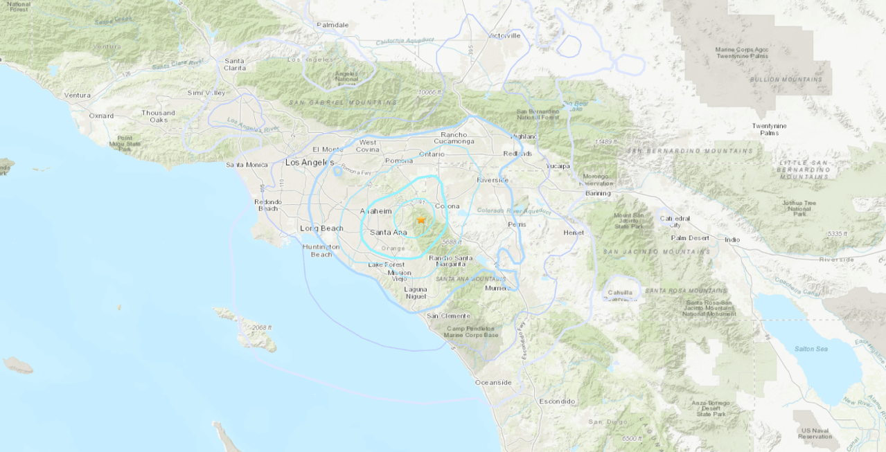 4.1 magnitude quake hits Southern California