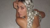 Kim Kardashian Debuts Dramatic New Platinum White Basket Braids