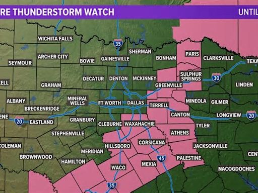 DFW Weather: Severe storm chances Thursday, much cooler and rainy weekend