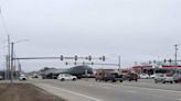 B1-B Lancer travels through south-central Kansas